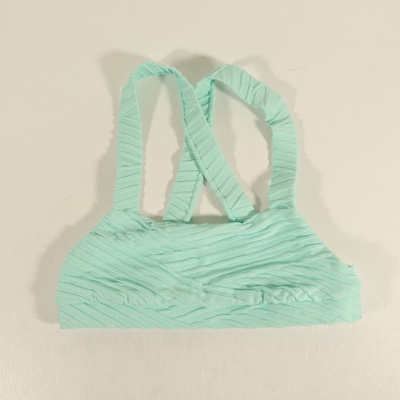 NWT Seafolly Freshwater Crop Top in Fresh Mint - Picture 3 of 10